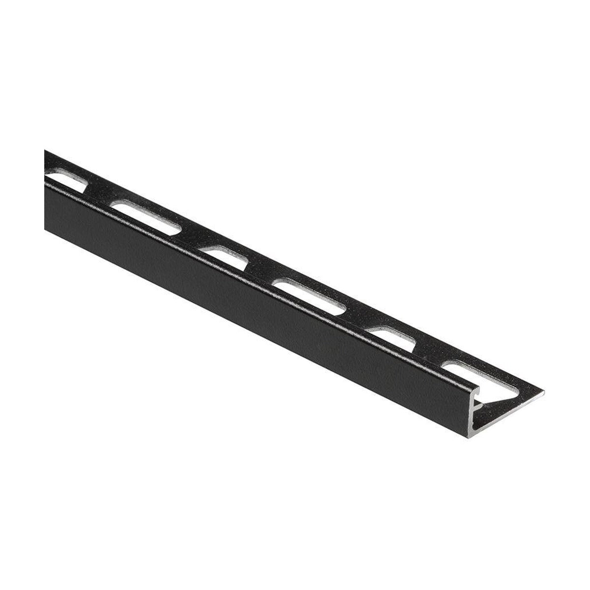 Schluter® SCHIENE Edge Trim, Color-Coated Aluminum, Matte Black