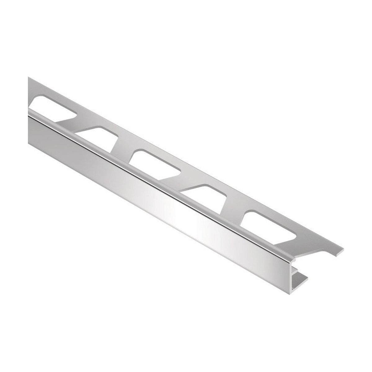 Schluter® SCHIENE Edge Trim, Anodized Aluminum, Polished Chrome