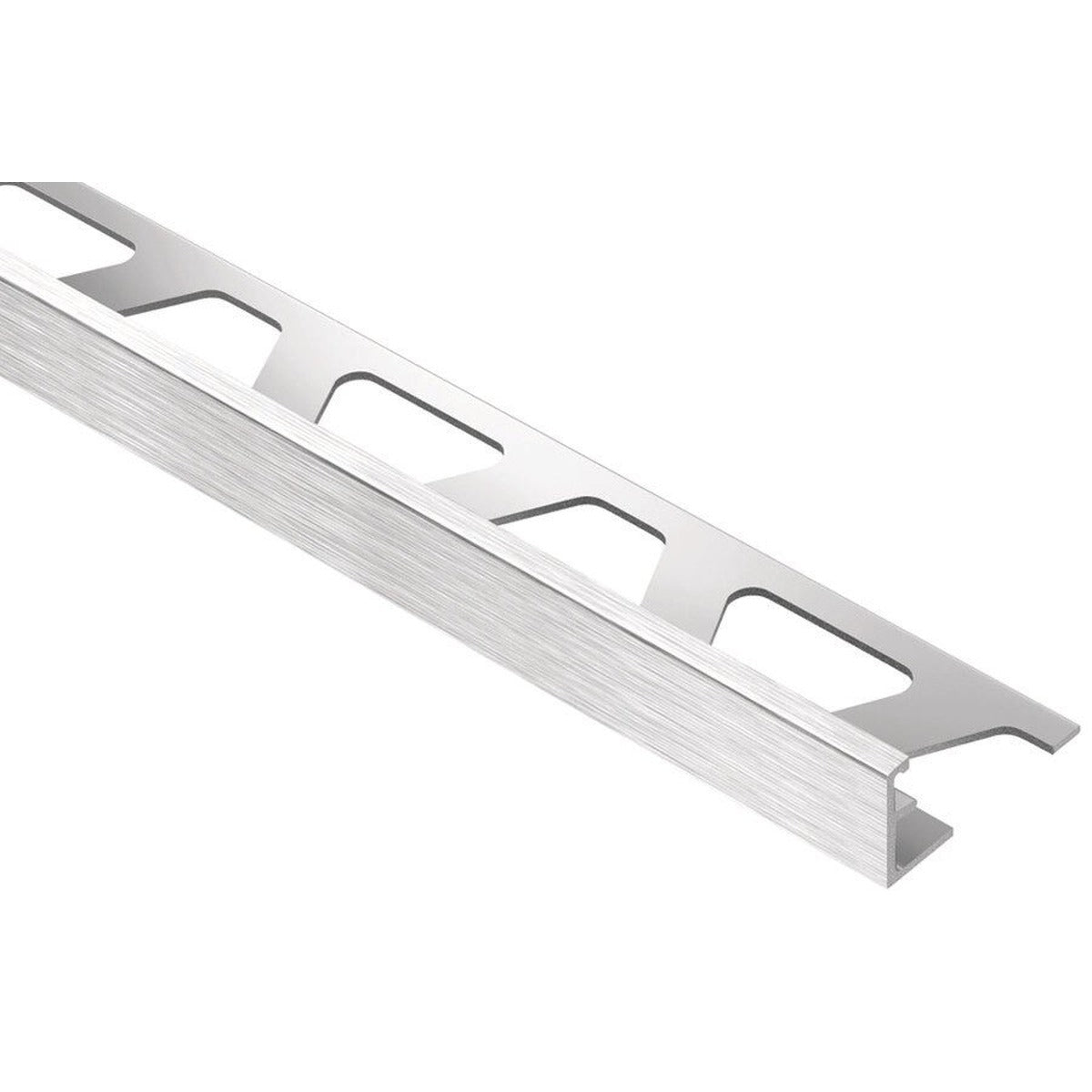 Schluter® SCHIENE Edge Trim, Anodized Aluminum, Brushed Chrome