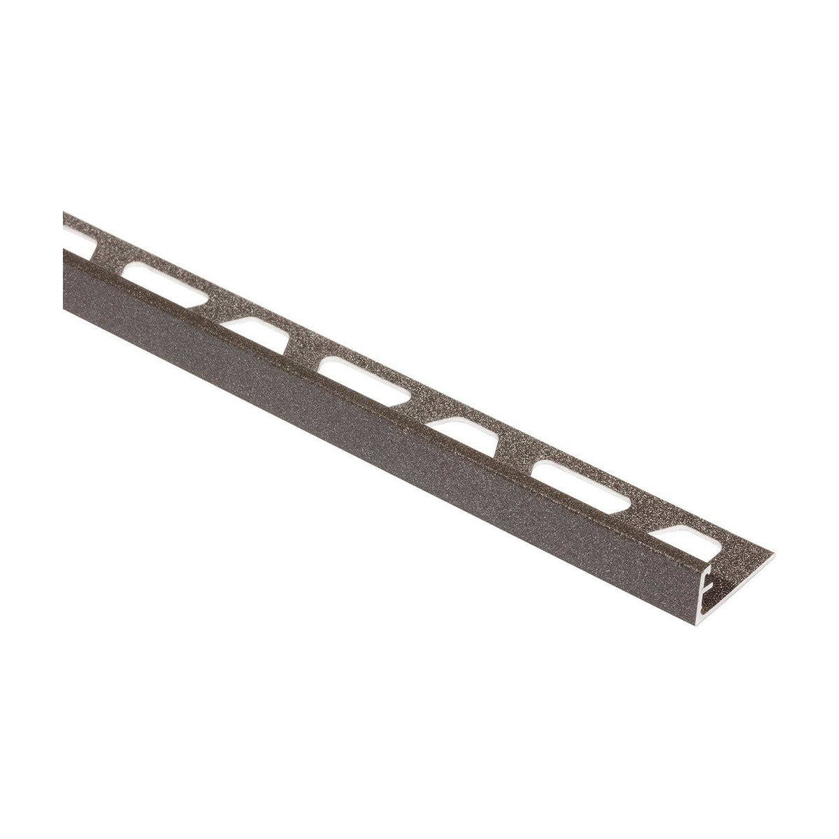 Schluter® SCHIENE Edge Trim, TRENDLINE Aluminum, Light Anthracite