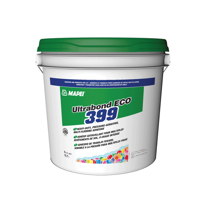 MAPEI® ECO 399 PSA Heavy-Duty, Pressure-Sensitive, Multi-Flooring Adhesive