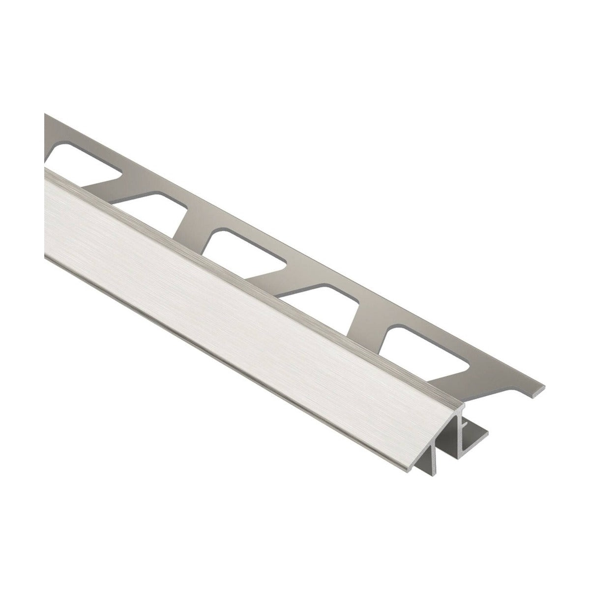 Schluter® RENO-TK Reducer, Anodized Aluminum, Brushed Nickel