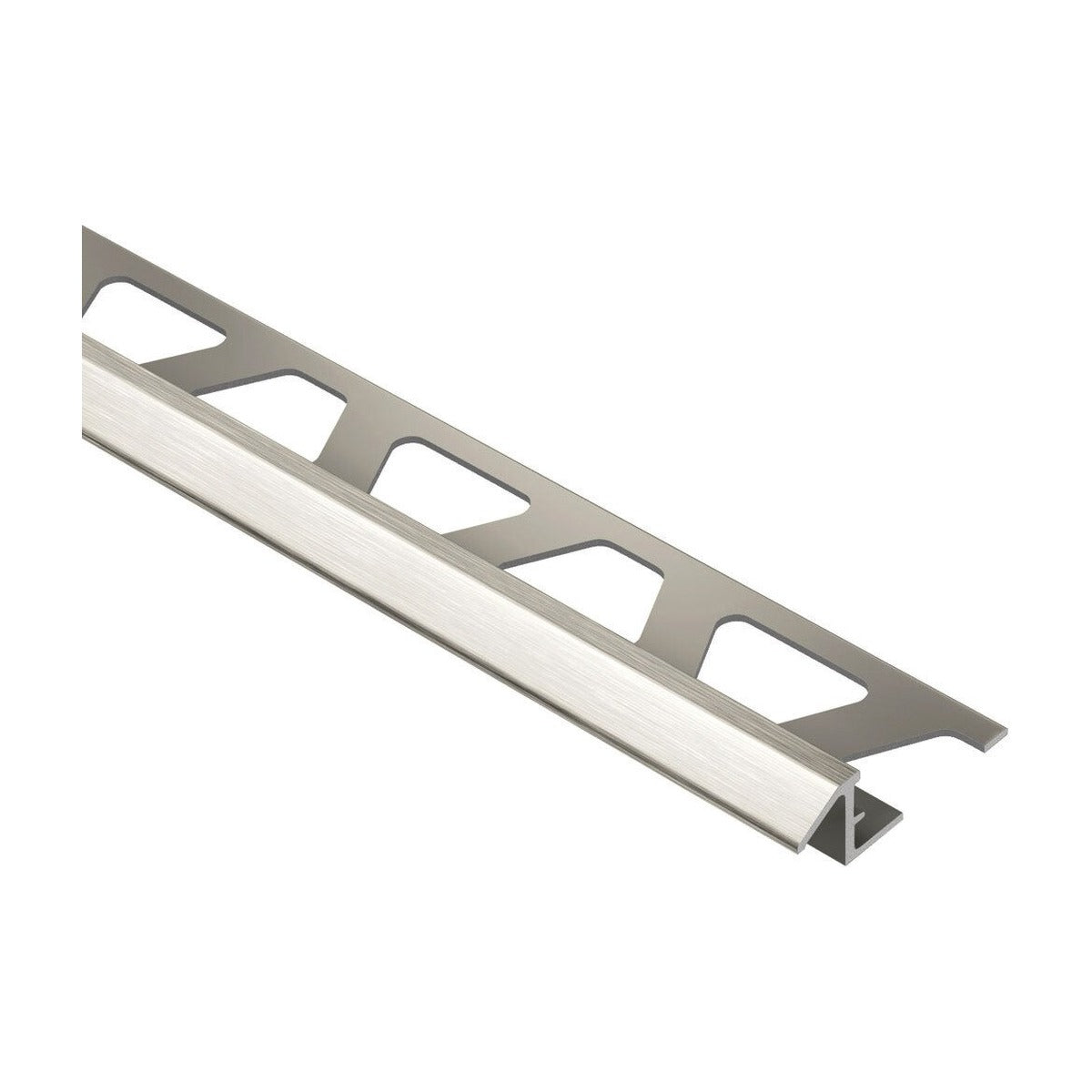 Schluter® RENO-TK Reducer, Anodized Aluminum, Brushed Nickel