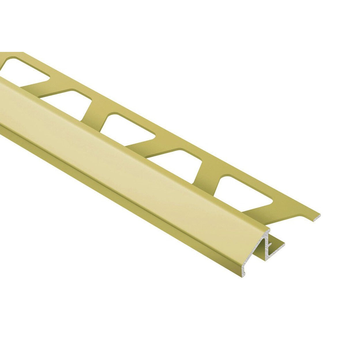 Schluter® RENO-U Reducer, Anodized Aluminum, Satin Brass