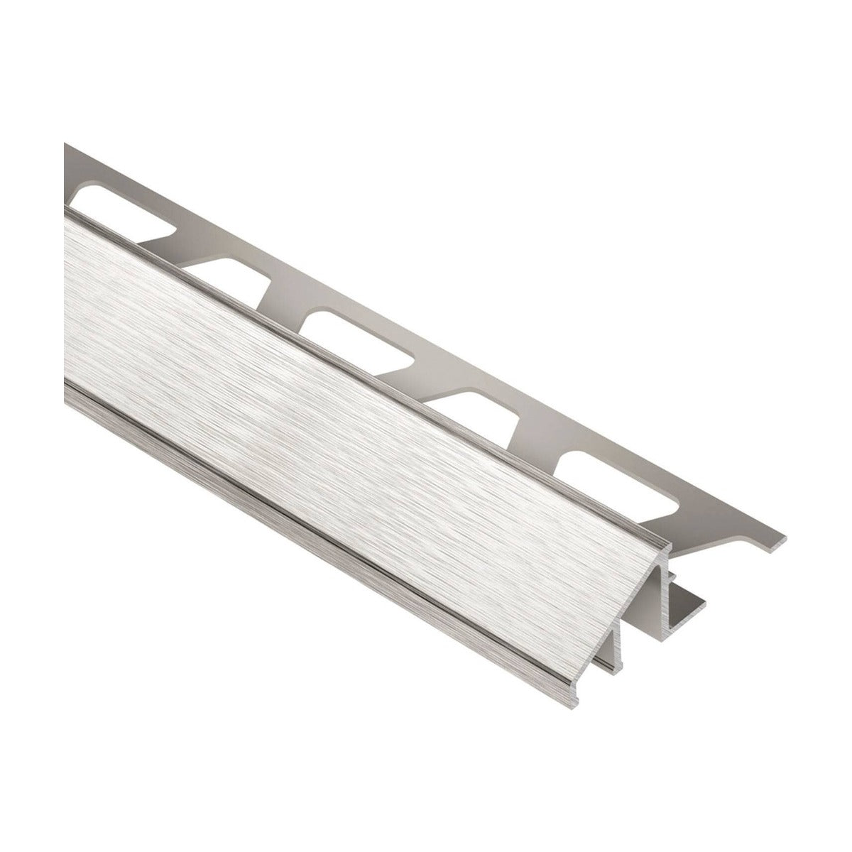 Schluter® RENO-U Reducer, Anodized Aluminum, Brushed Nickel