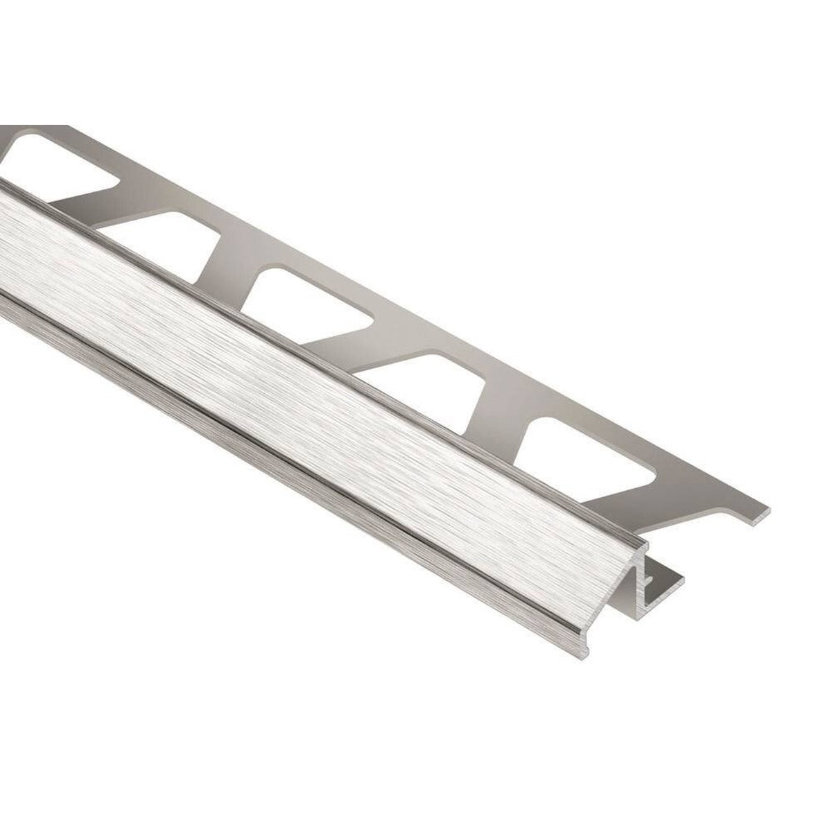 Schluter® RENO-U Reducer, Anodized Aluminum, Brushed Nickel
