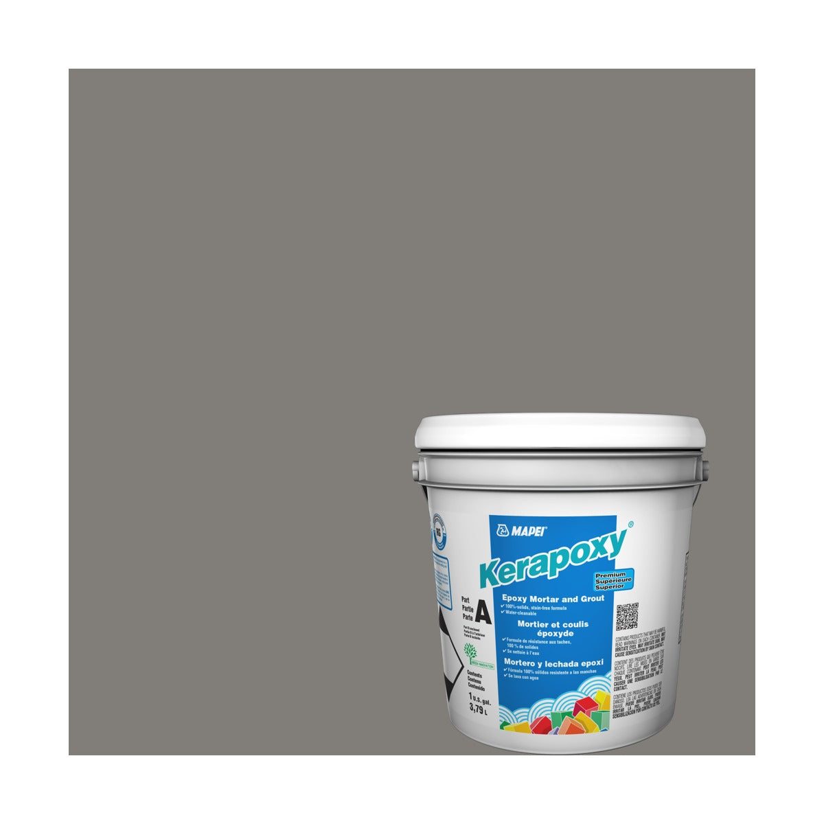 Mapei - Kerapoxy Kit Premium Epoxy Grout #5107 Iron 3.79 L