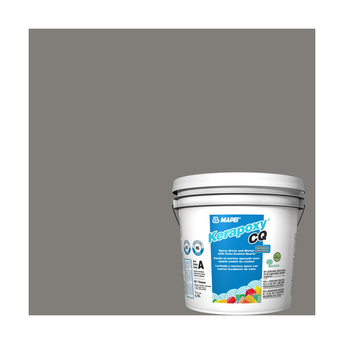 Mapei - Kerapoxy CQ Premium Epoxy Grout with Color-Coated Quartz #5107 Iron 3.79 L