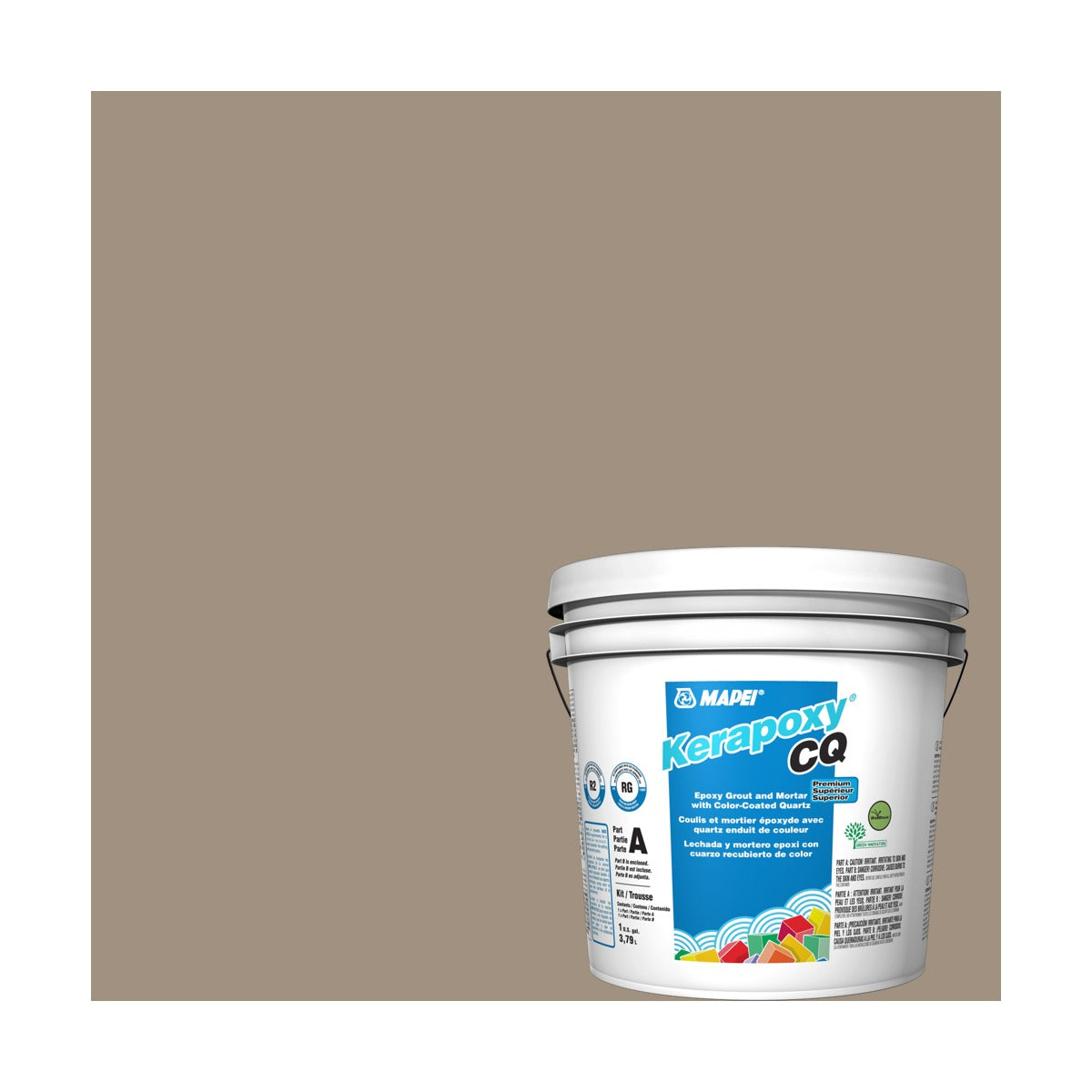 Mapei - Kerapoxy CQ Premium Epoxy Grout with Color-Coated Quartz #5105 Driftwood 3.79 L