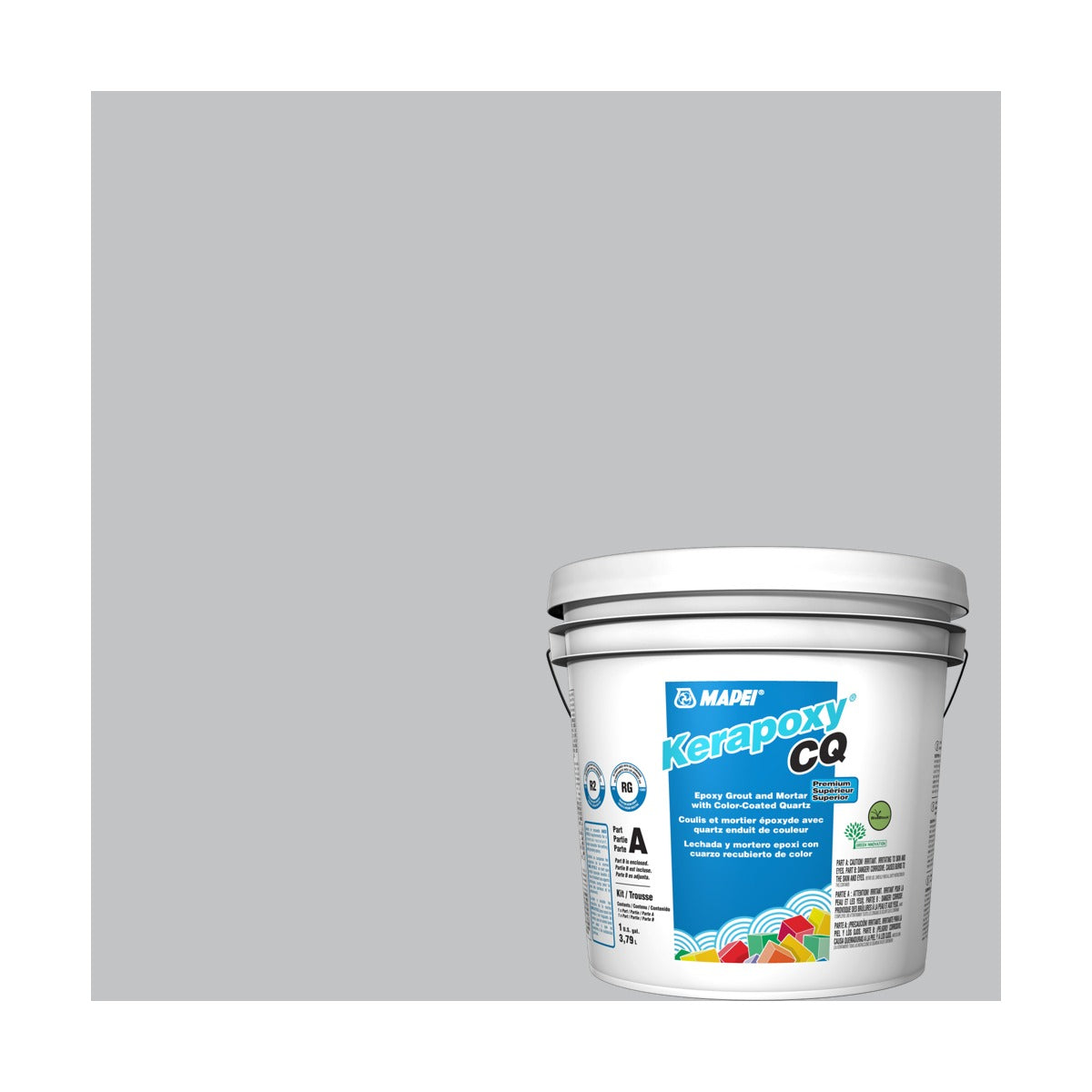 Mapei - Kerapoxy CQ Premium Epoxy Grout with Color-Coated Quartz #5101 Rain 3.79 L