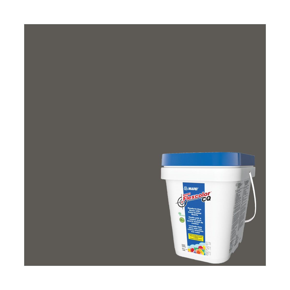 Mapei - Flexcolor CQ Ready-to-Use Grout with Color-Coated Quartz #5047 Charcoal 1.89 L