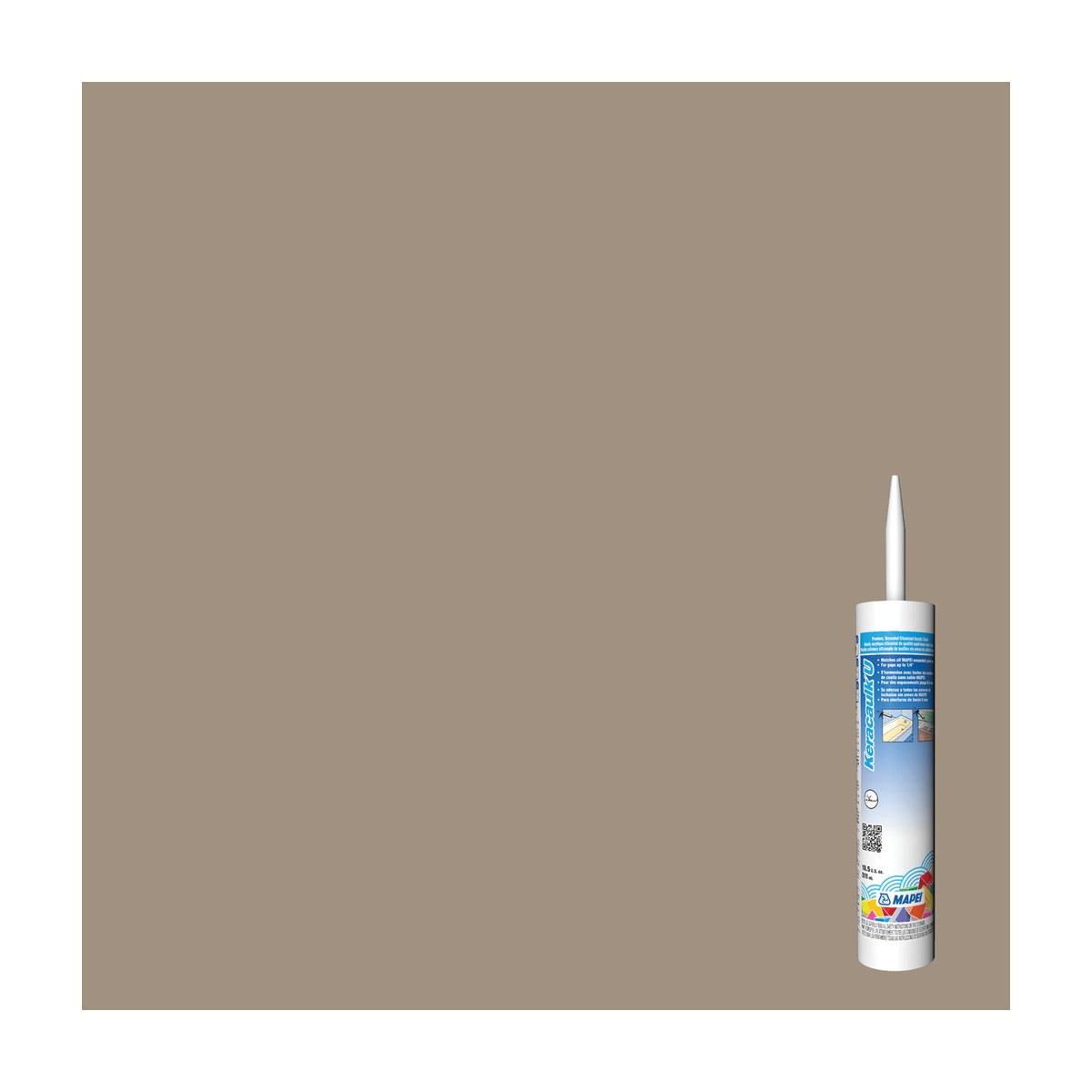 Mapei - Keracaulk U Unsanded Siliconized Acrylic Caulk #5105 Driftwood 311 mL