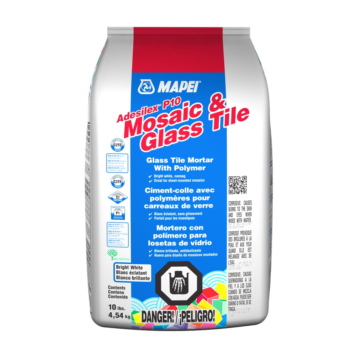 Mapei - Adesilex P10 Premium Mosaic & Glass Tile Mortar - 10 lb