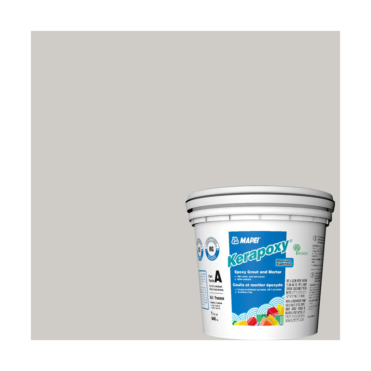 Mapei - Kerapoxy Kit Premium Epoxy Grout #5077 Frost 946 mL
