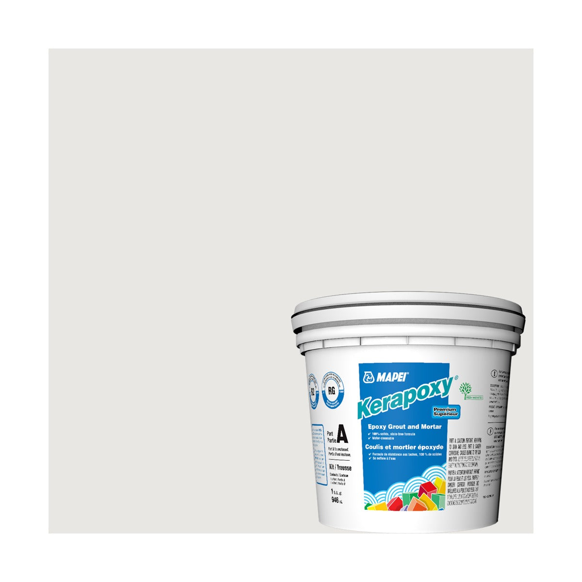 Mapei - Kerapoxy Kit Premium Epoxy Grout #5038 Avalanche 946 mL