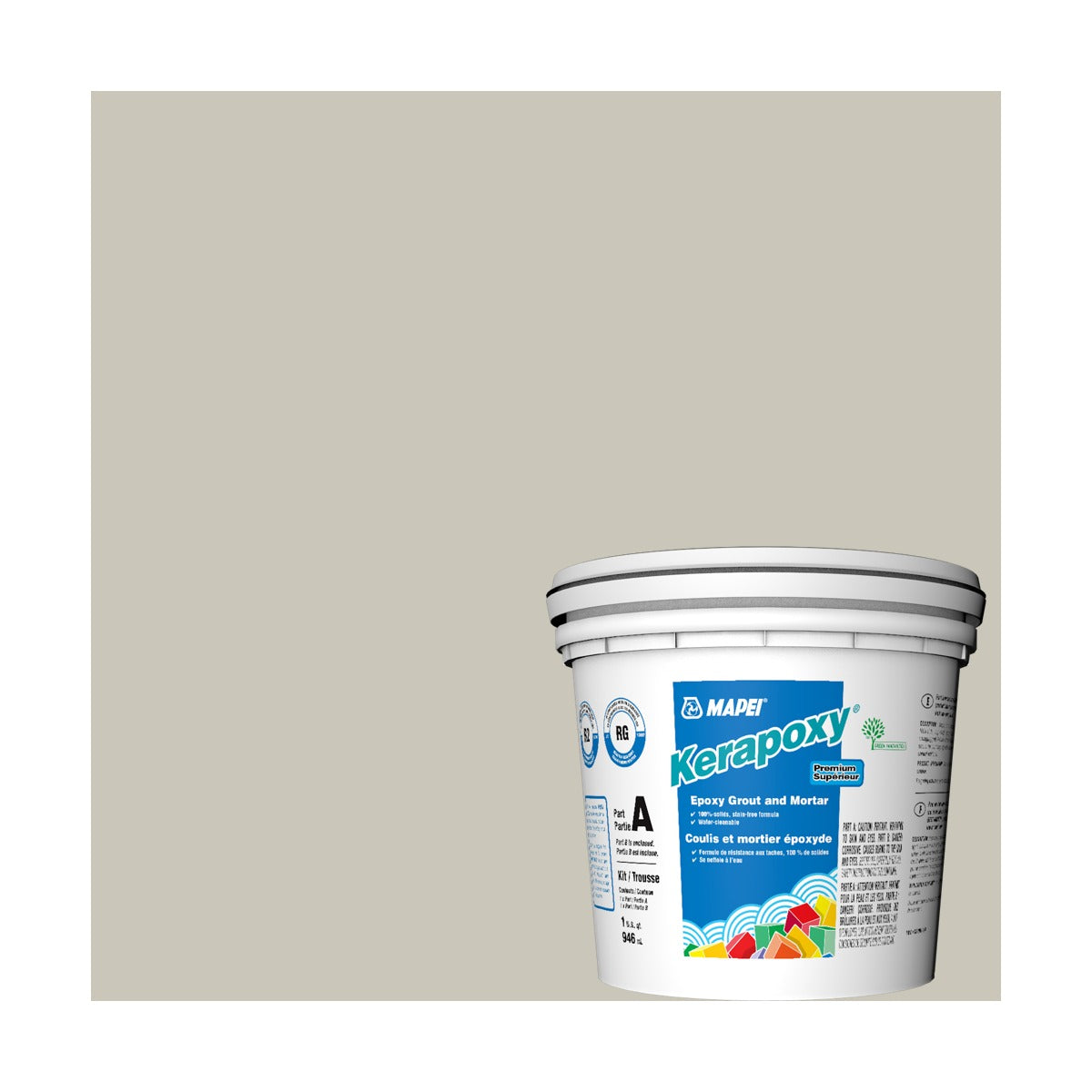 Mapei - Kerapoxy Kit Premium Epoxy Grout #5001 Alabaster 946 mL