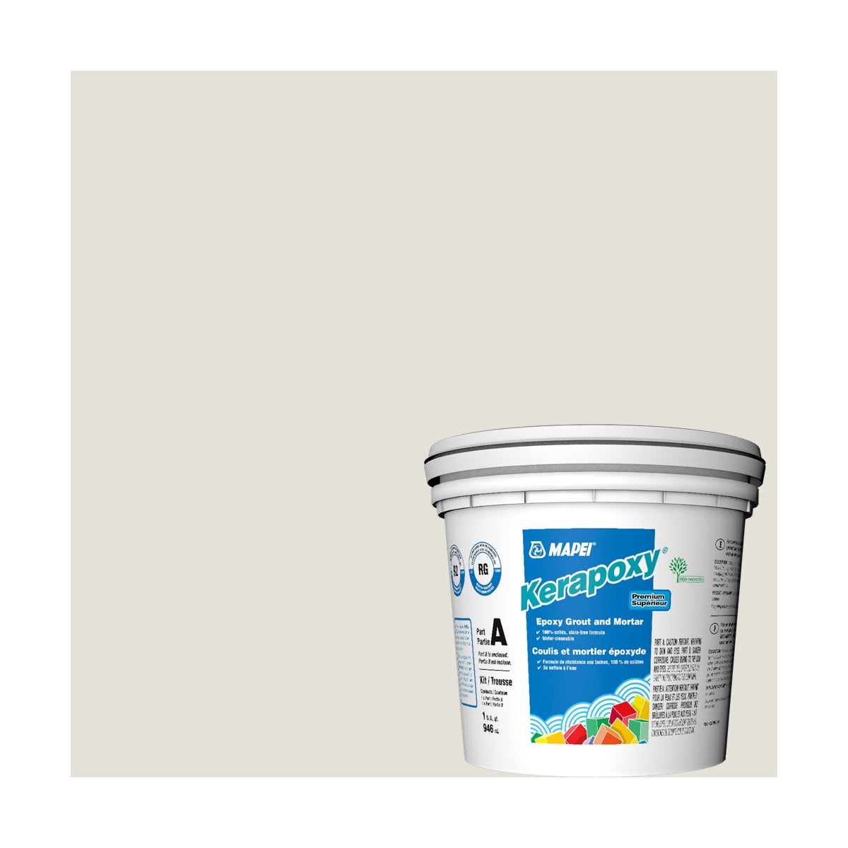 Mapei - Kerapoxy Kit Premium Epoxy Grout #5220 Eggshell 946 mL