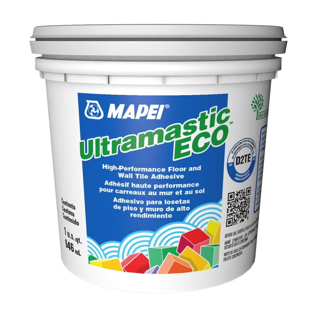 Mapei - Ultramastic ECO High-Performance Floor & Wall Tile Adhesive - 946 mL