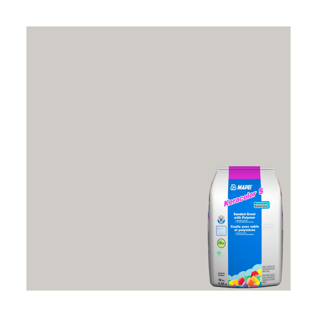 Mapei - Keracolor S Sanded Grout with Polymer #77 Frost 10 lb