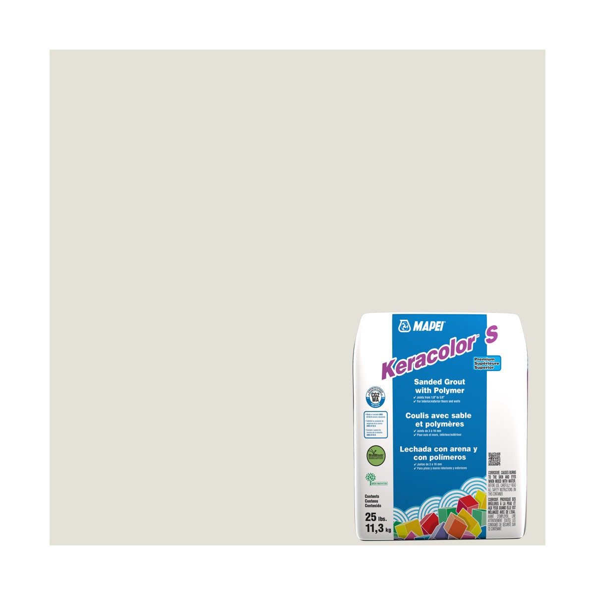 Mapei - Keracolor S Sanded Grout with Polymer #5220 Eggshell 25 lb
