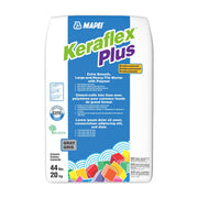 Mapei - Keraflex Plus Extra Smooth Large & Heavy-Tile Mortar, Gray - 44 lb