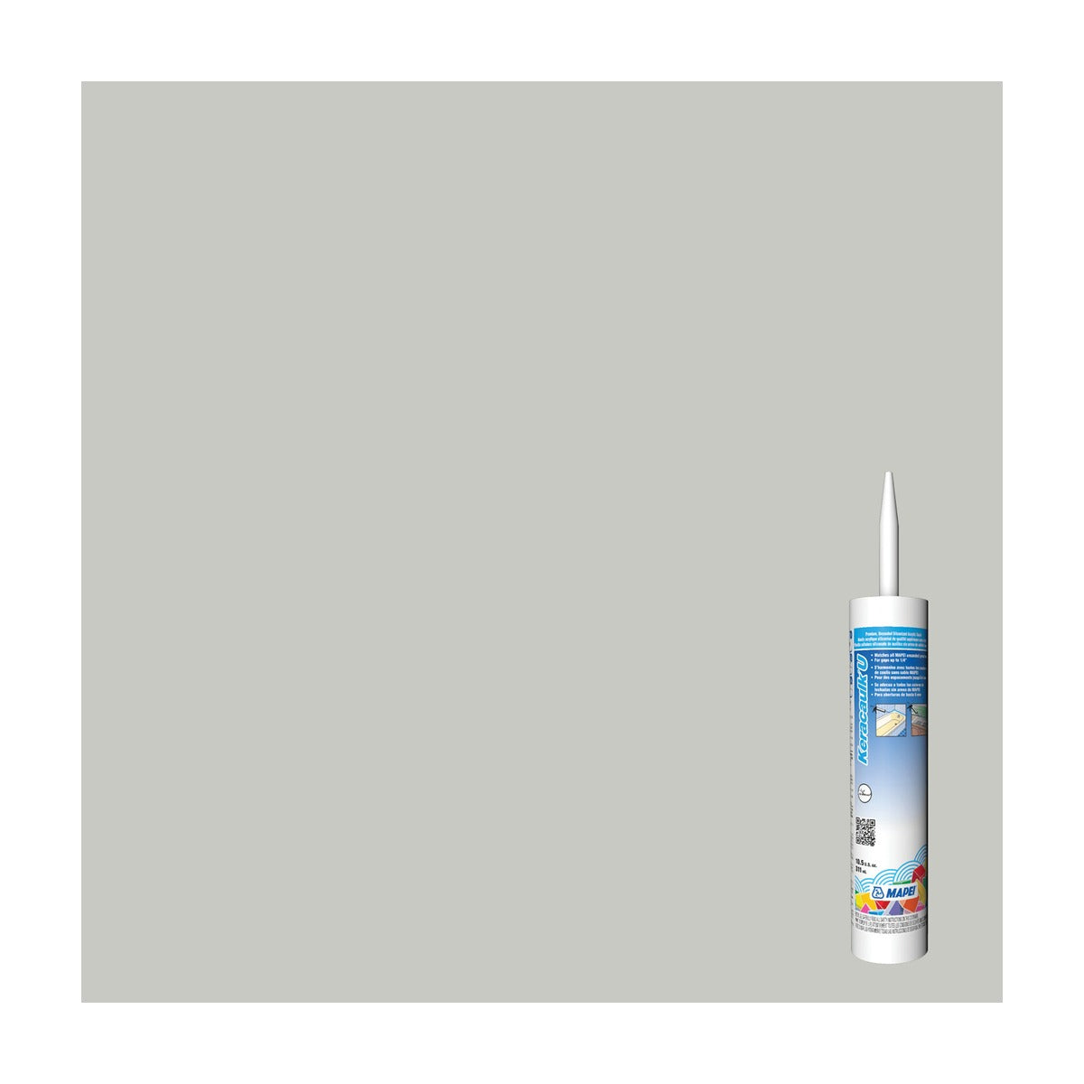 Mapei - Keracaulk U Unsanded Siliconized Acrylic Caulk #5093 Warm Gray 311 mL
