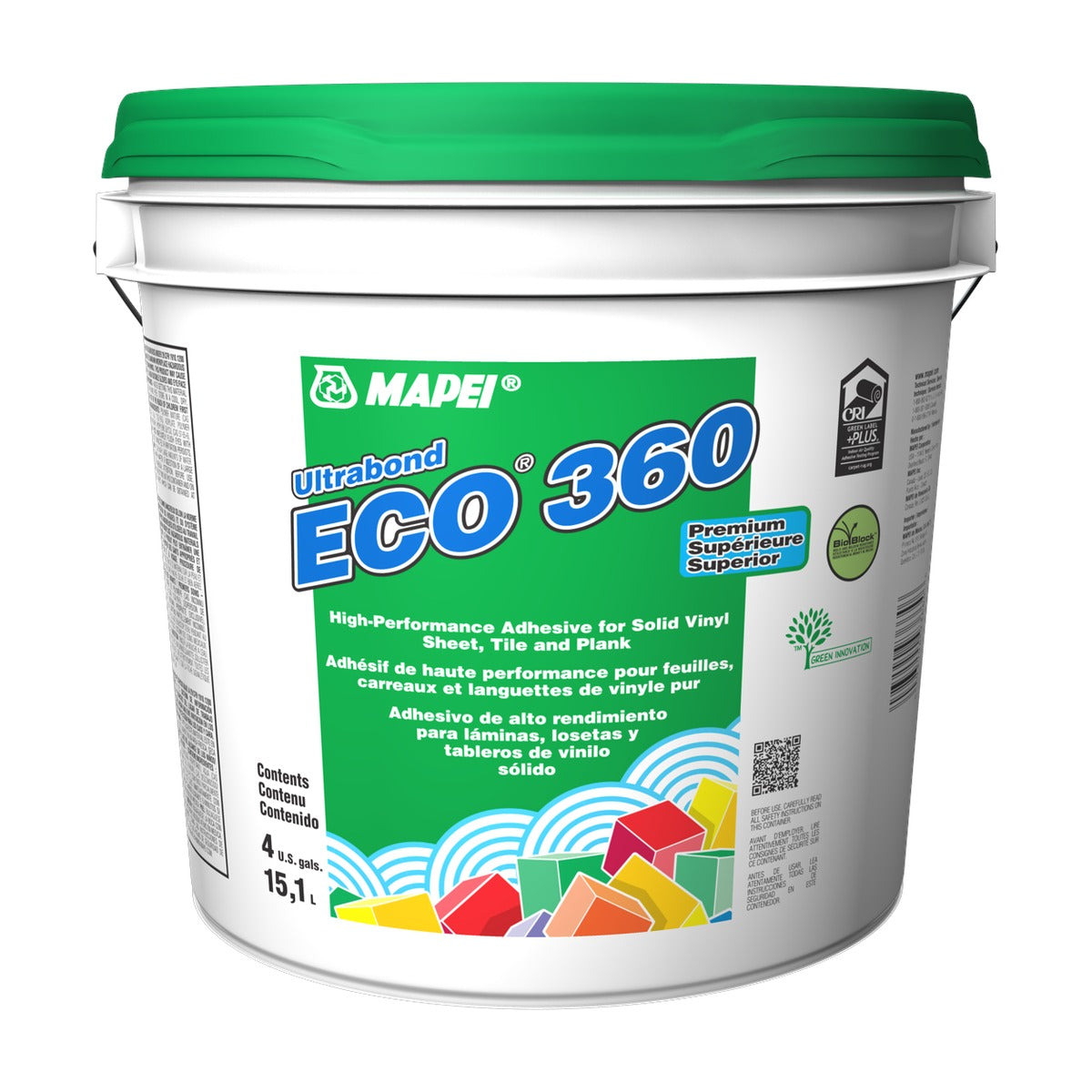 Mapei - Ultrabond ECO 360 Premium High-Performance Adhesive - 15.1 L