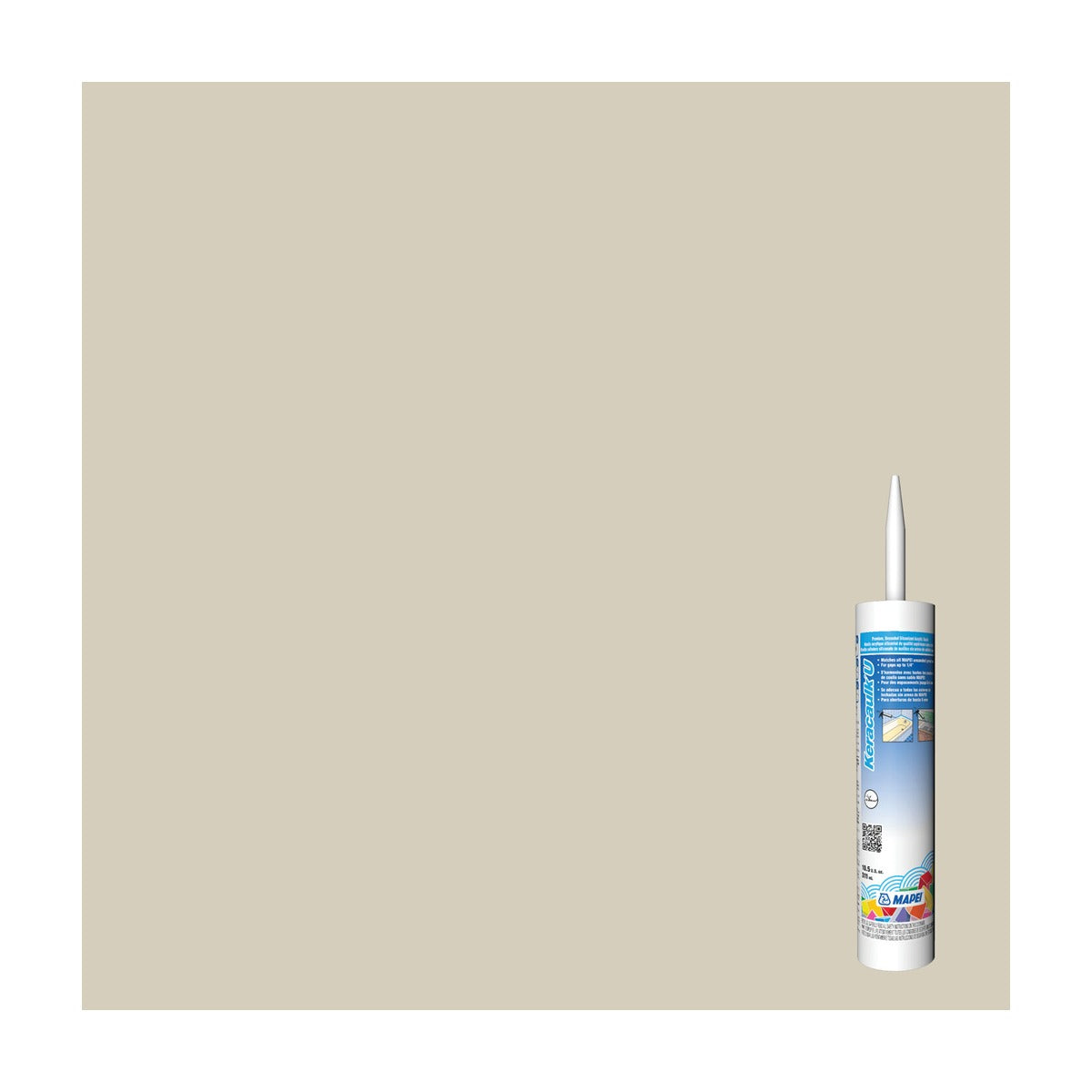 Mapei - Keracaulk U Unsanded Siliconized Acrylic Caulk #5014 Biscuit 311 mL