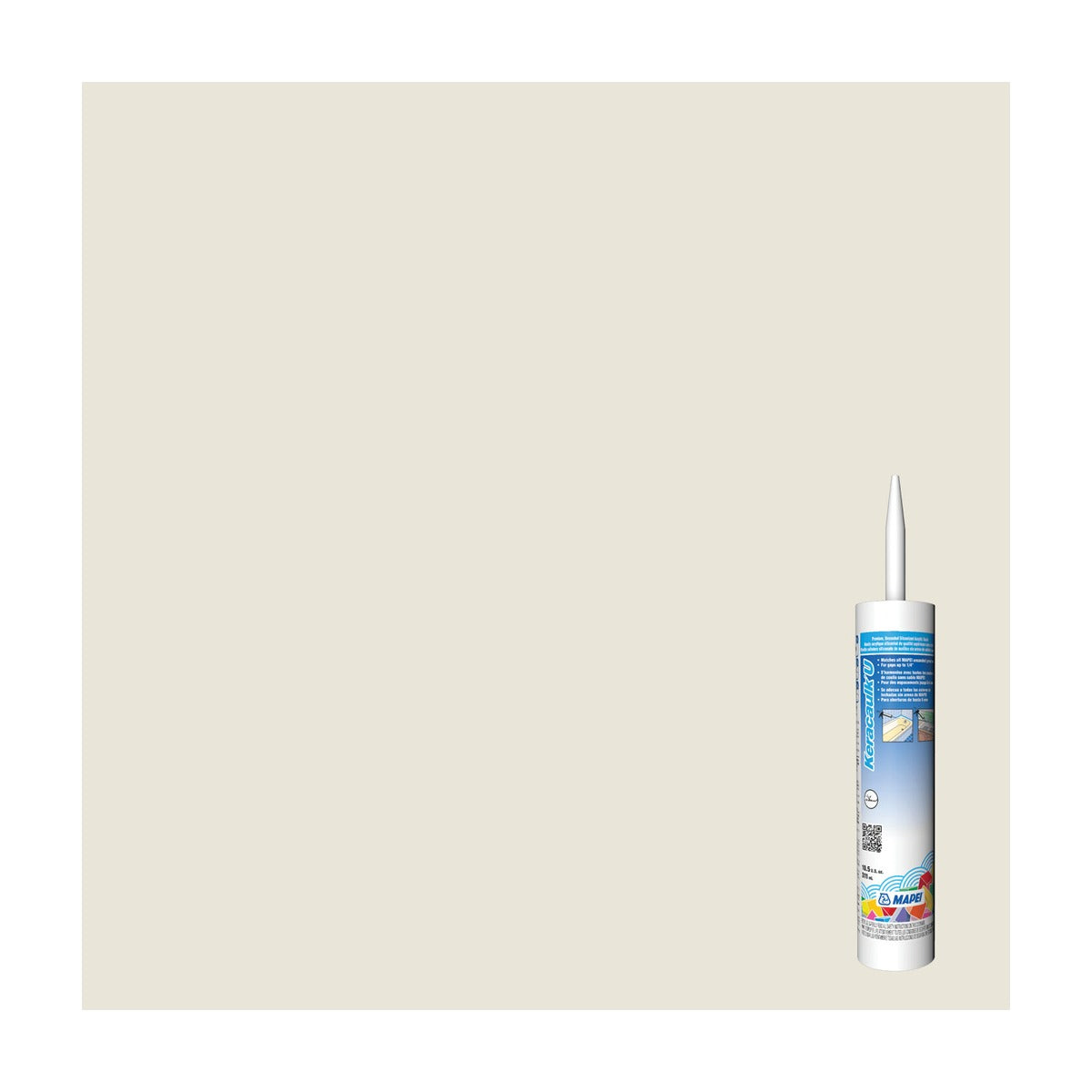 Mapei - Keracaulk U Unsanded Siliconized Acrylic Caulk #5220 Eggshell 311 mL