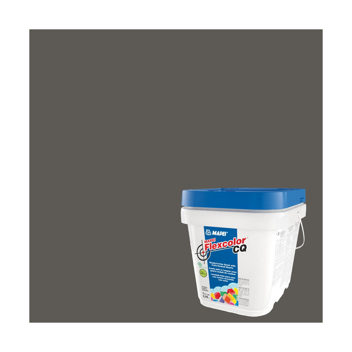Mapei - Flexcolor CQ Ready-to-Use Grout with Color-Coated Quartz #5047 Charcoal 3.79 L