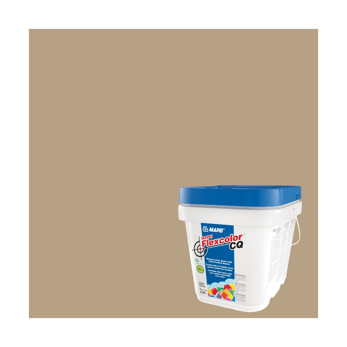 Mapei - Flexcolor CQ Ready-to-Use Grout with Color-Coated Quartz #5044 Pale Umber 3.79 L