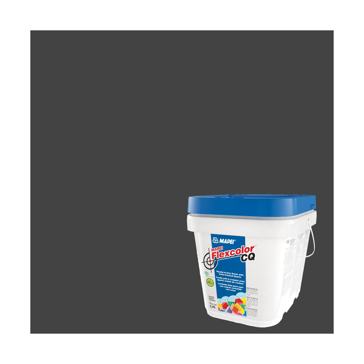 Mapei - Flexcolor CQ Ready-to-Use Grout with Color-Coated Quartz #5010 Black 3.79 L