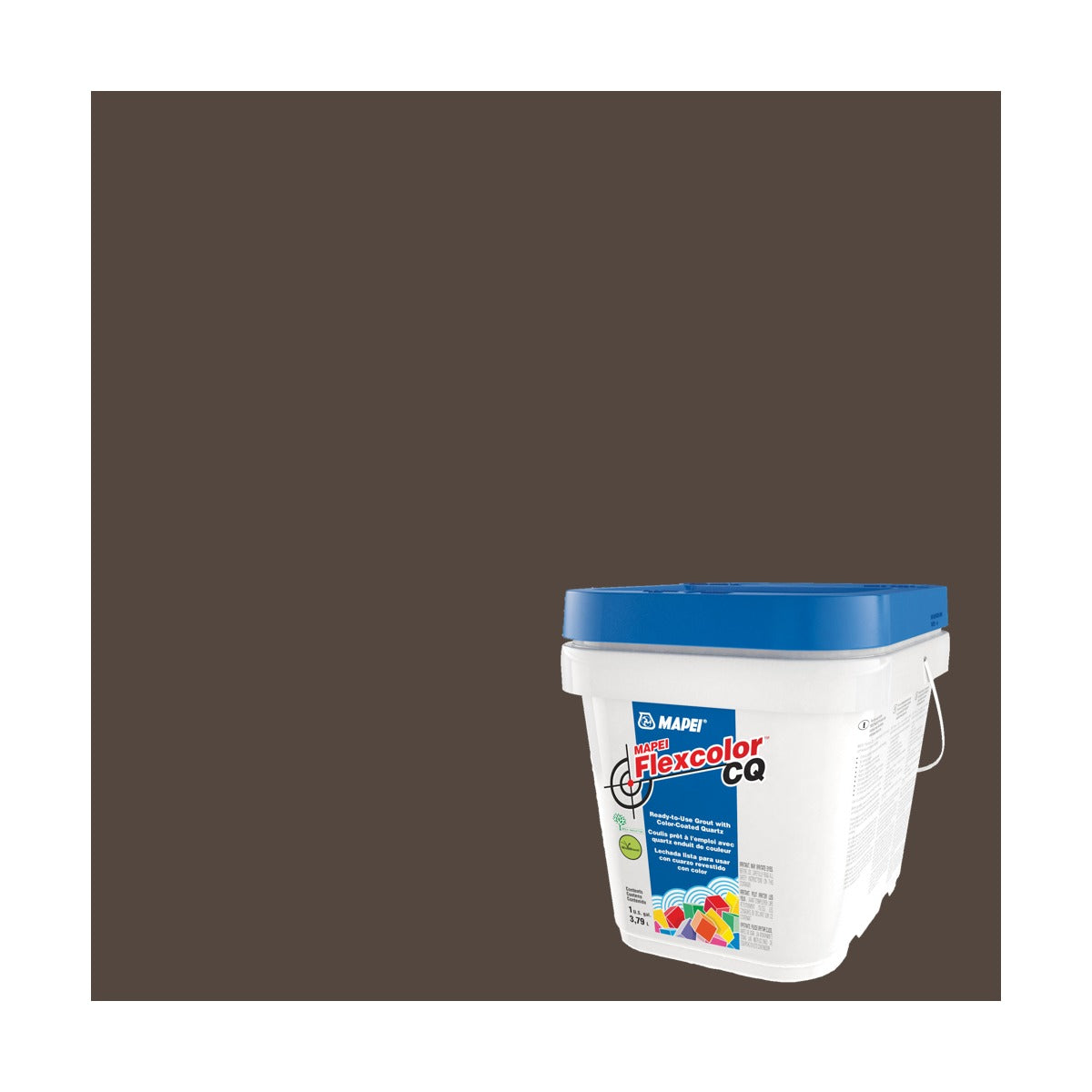 Mapei - Flexcolor CQ Ready-to-Use Grout with Color-Coated Quartz #5007 Chocolate 3.79 L