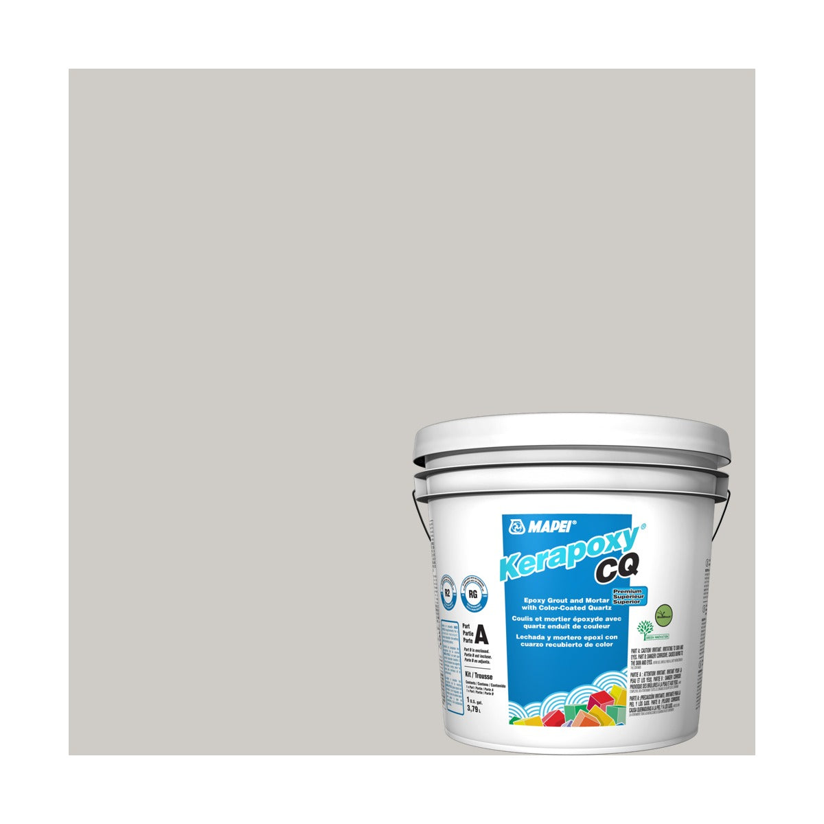 Mapei - Kerapoxy CQ Premium Epoxy Grout with Color-Coated Quartz #5077 Frost 3.79 L