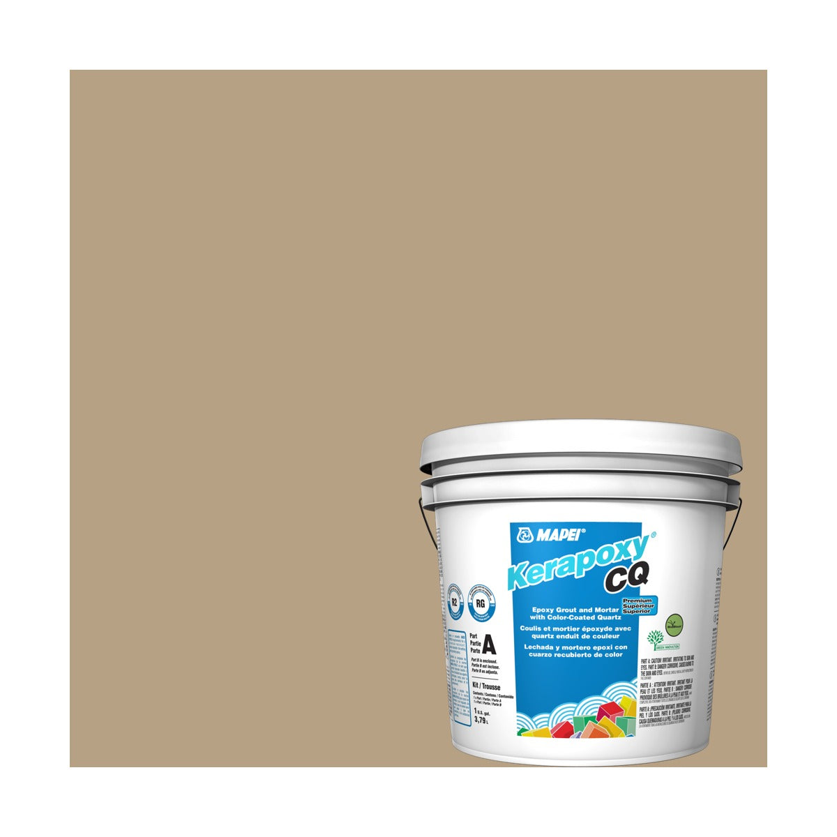 Mapei - Kerapoxy CQ Premium Epoxy Grout with Color-Coated Quartz #5044 Pale Umber 3.79 L