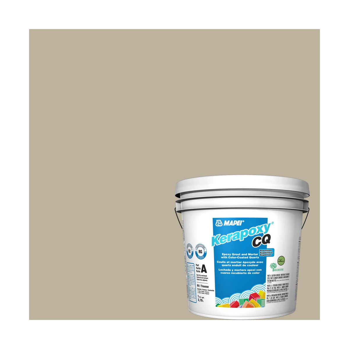 Mapei - Kerapoxy CQ Premium Epoxy Grout with Color-Coated Quartz #5039 Ivory 3.79 L