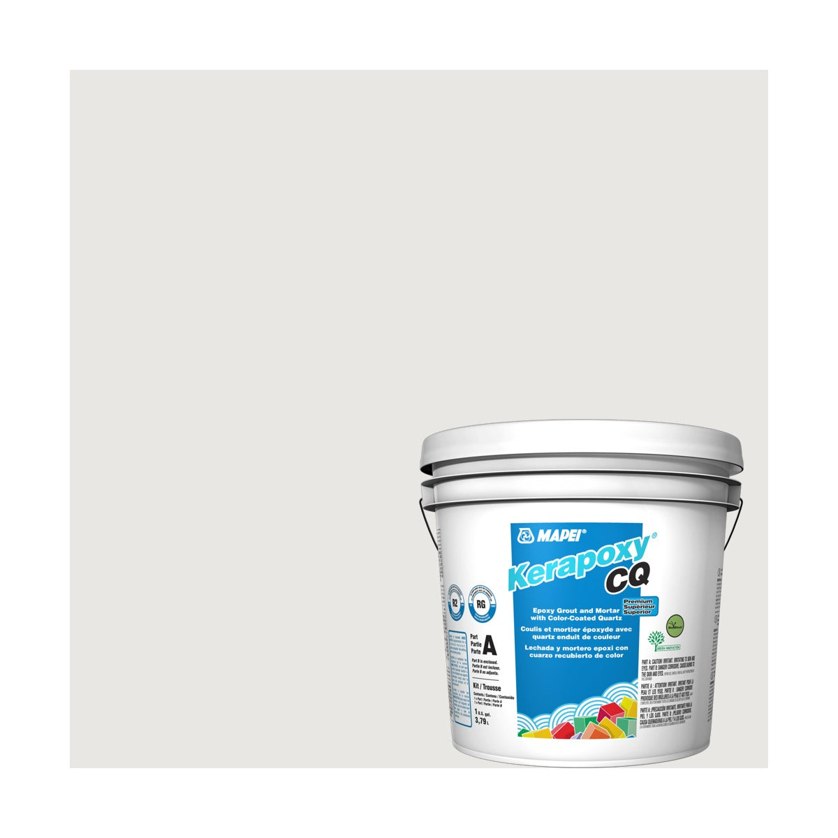 Mapei - Kerapoxy CQ Premium Epoxy Grout with Color-Coated Quartz #5038 Avalanche 3.79 L