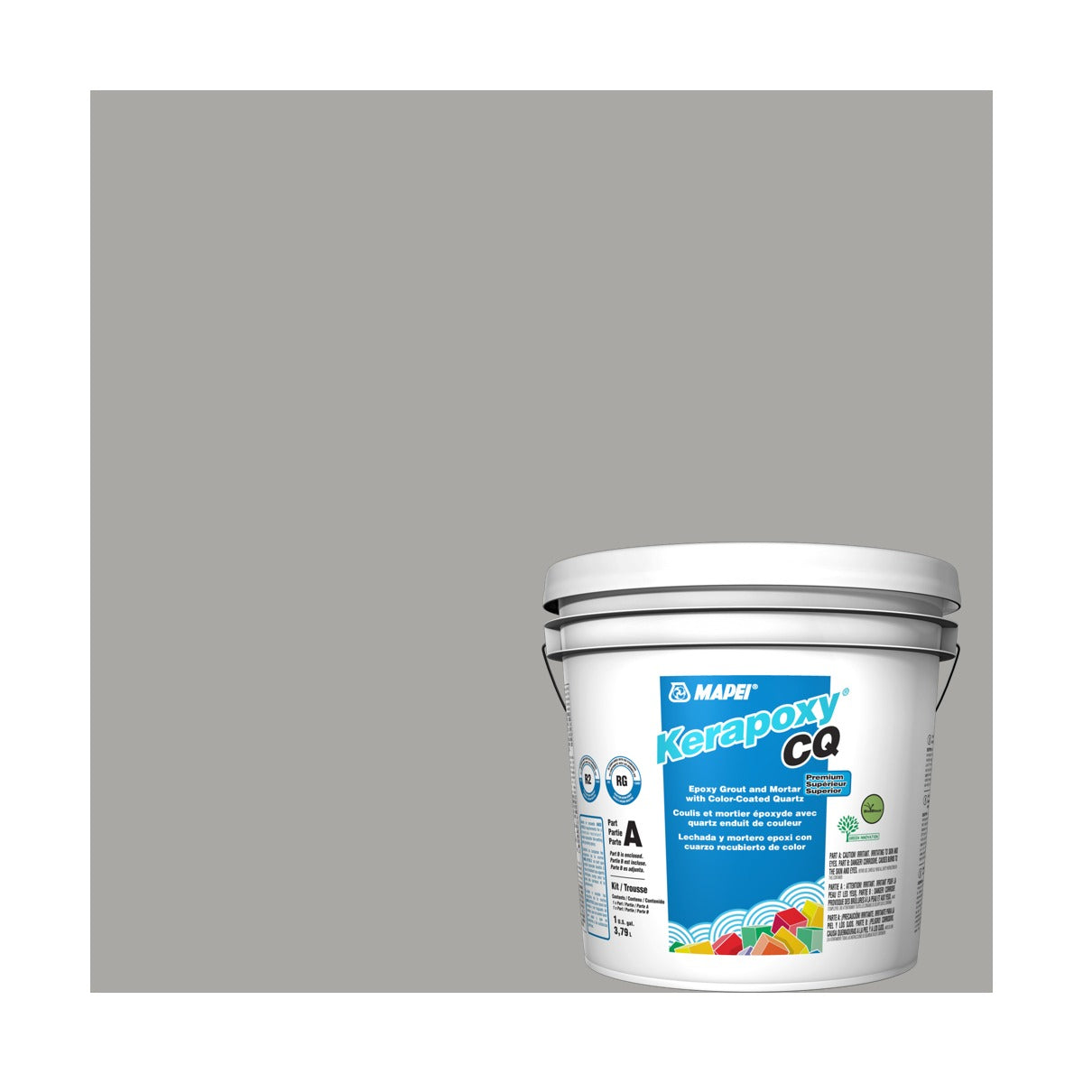 Mapei - Kerapoxy CQ Premium Epoxy Grout with Color-Coated Quartz #5027 Silver 3.79 L