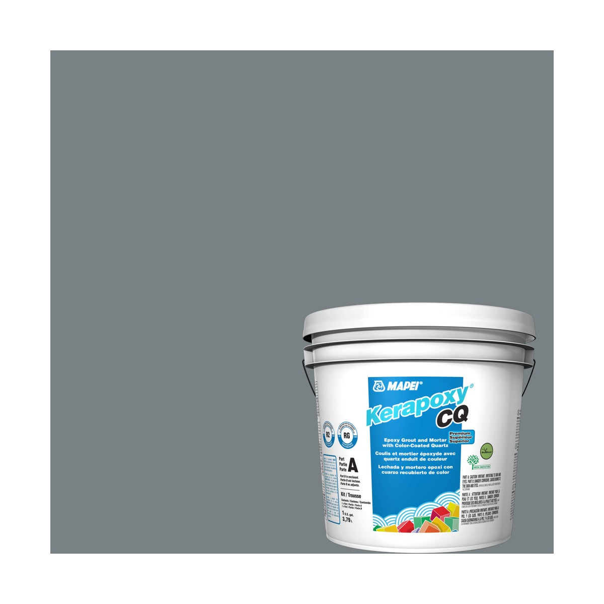 Mapei - Kerapoxy CQ Premium Epoxy Grout with Color-Coated Quartz #5019 Pearl Gray 3.79 L