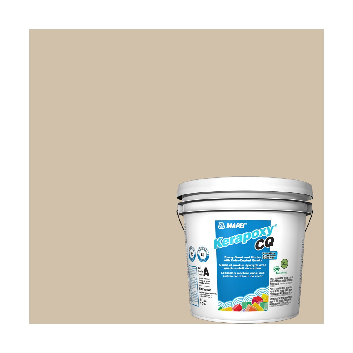 Mapei - Kerapoxy CQ Premium Epoxy Grout with Color-Coated Quartz #5015 Bone 3.79 L