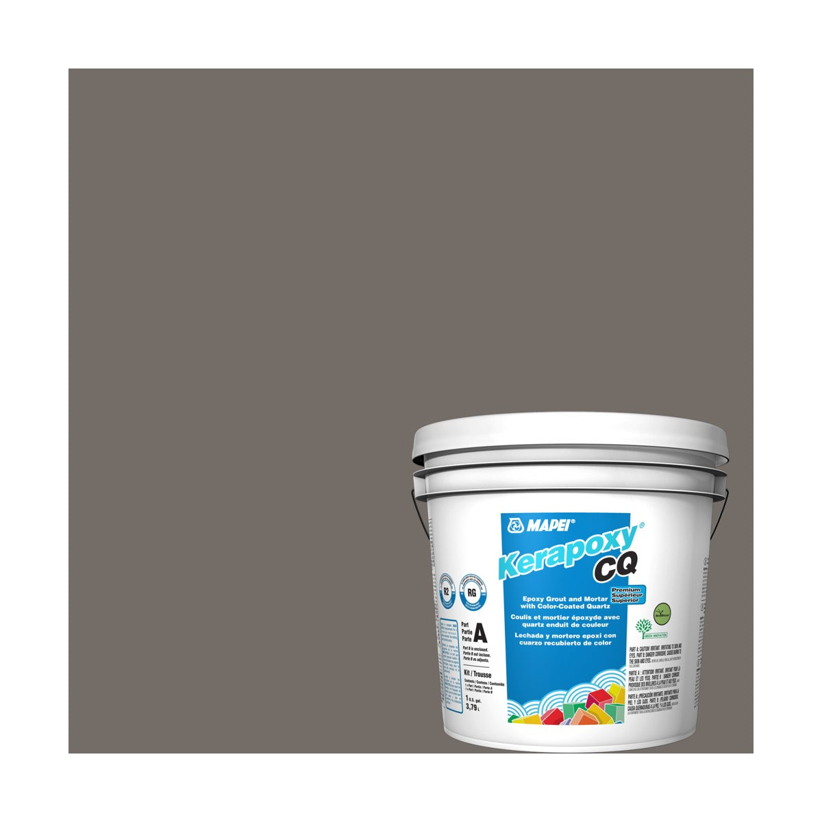 Mapei - Kerapoxy CQ Premium Epoxy Grout with Color-Coated Quartz #5009 Gray 3.79 L
