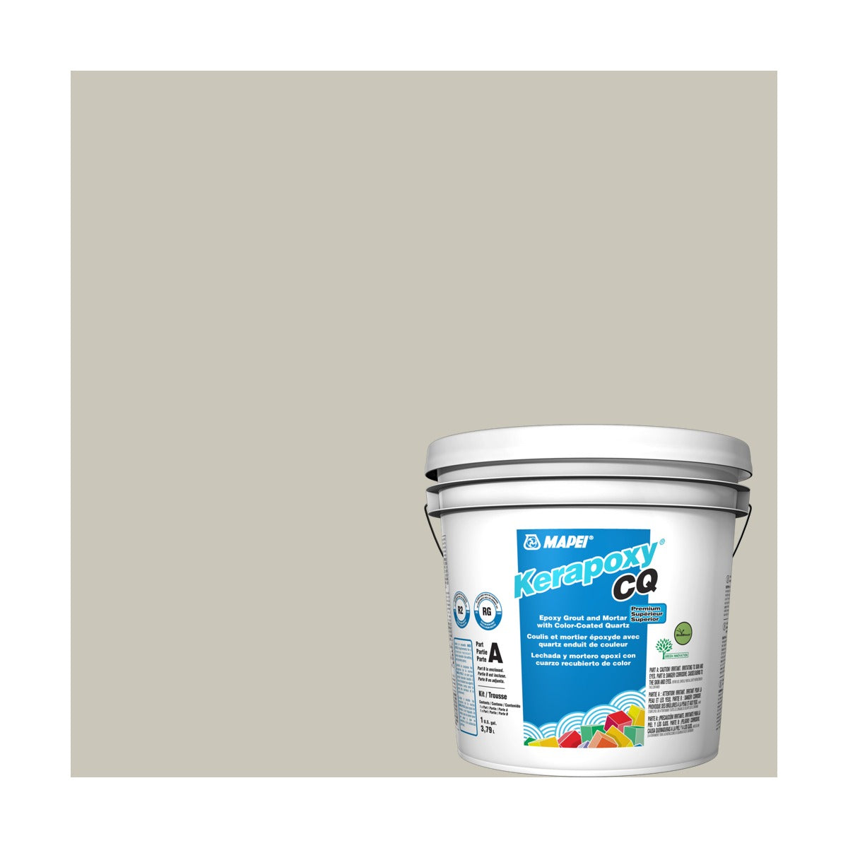 Mapei - Kerapoxy CQ Premium Epoxy Grout with Color-Coated Quartz #5001 Alabaster 3.79 L