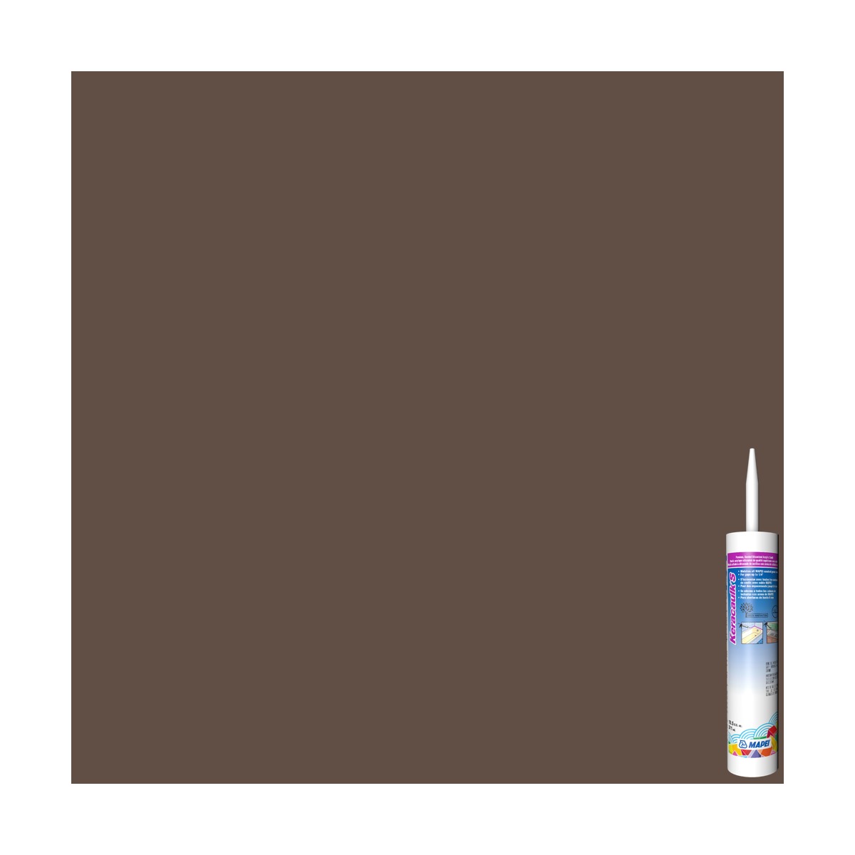 Mapei - Keracaulk S Sanded Siliconized Acrylic Caulk #5079 Cocoa 311 mL