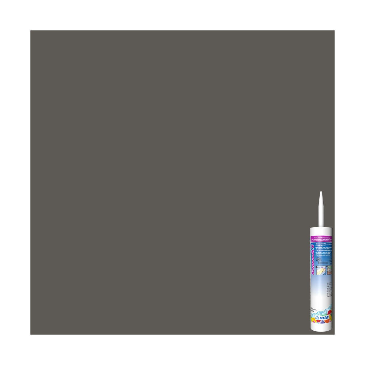 Mapei - Keracaulk S Sanded Siliconized Acrylic Caulk #5047 Charcoal 311 mL