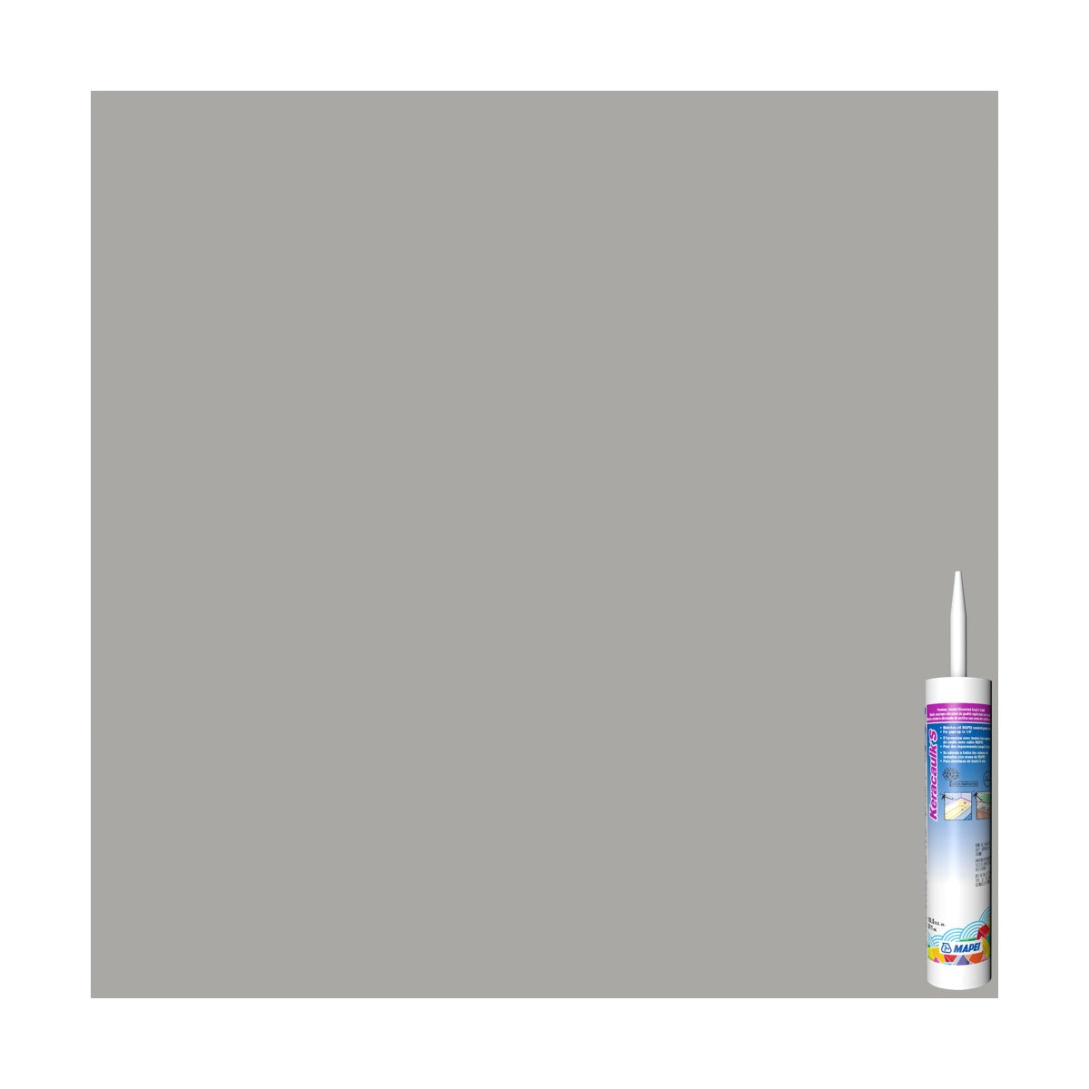 Mapei - Keracaulk S Sanded Siliconized Acrylic Caulk #5027 Silver 311 mL