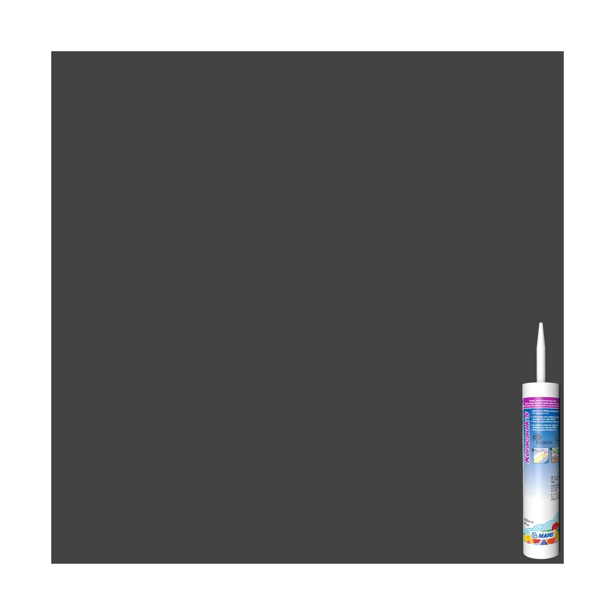 Mapei - Keracaulk S Sanded Siliconized Acrylic Caulk #5010 Black 311 mL