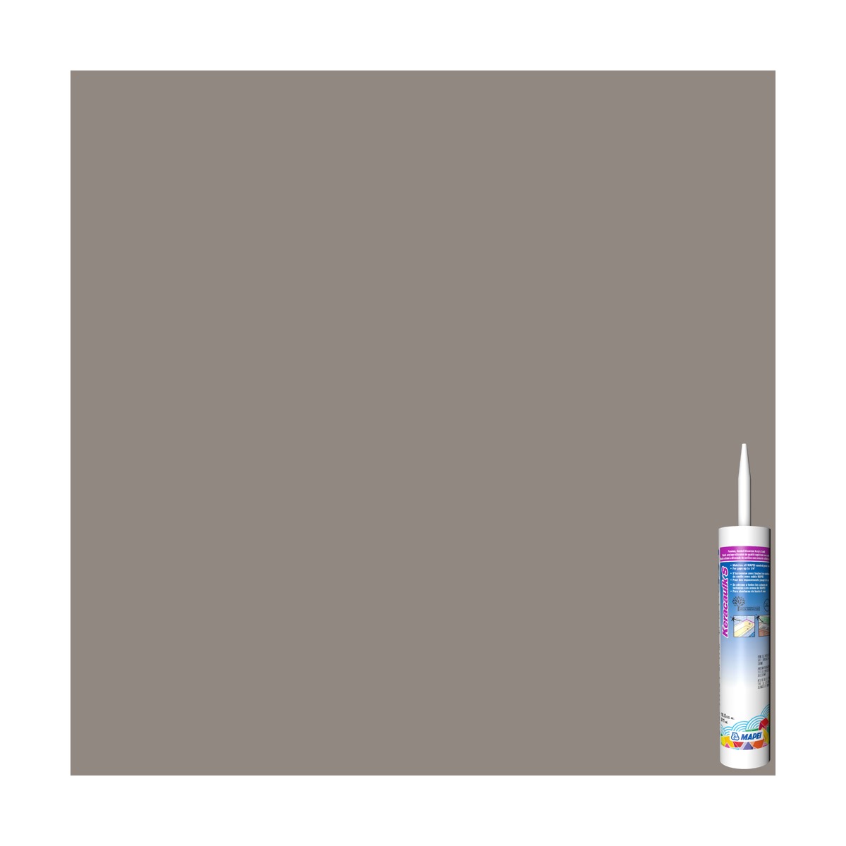 Mapei - Keracaulk S Sanded Siliconized Acrylic Caulk #5002 Pewter 311 mL
