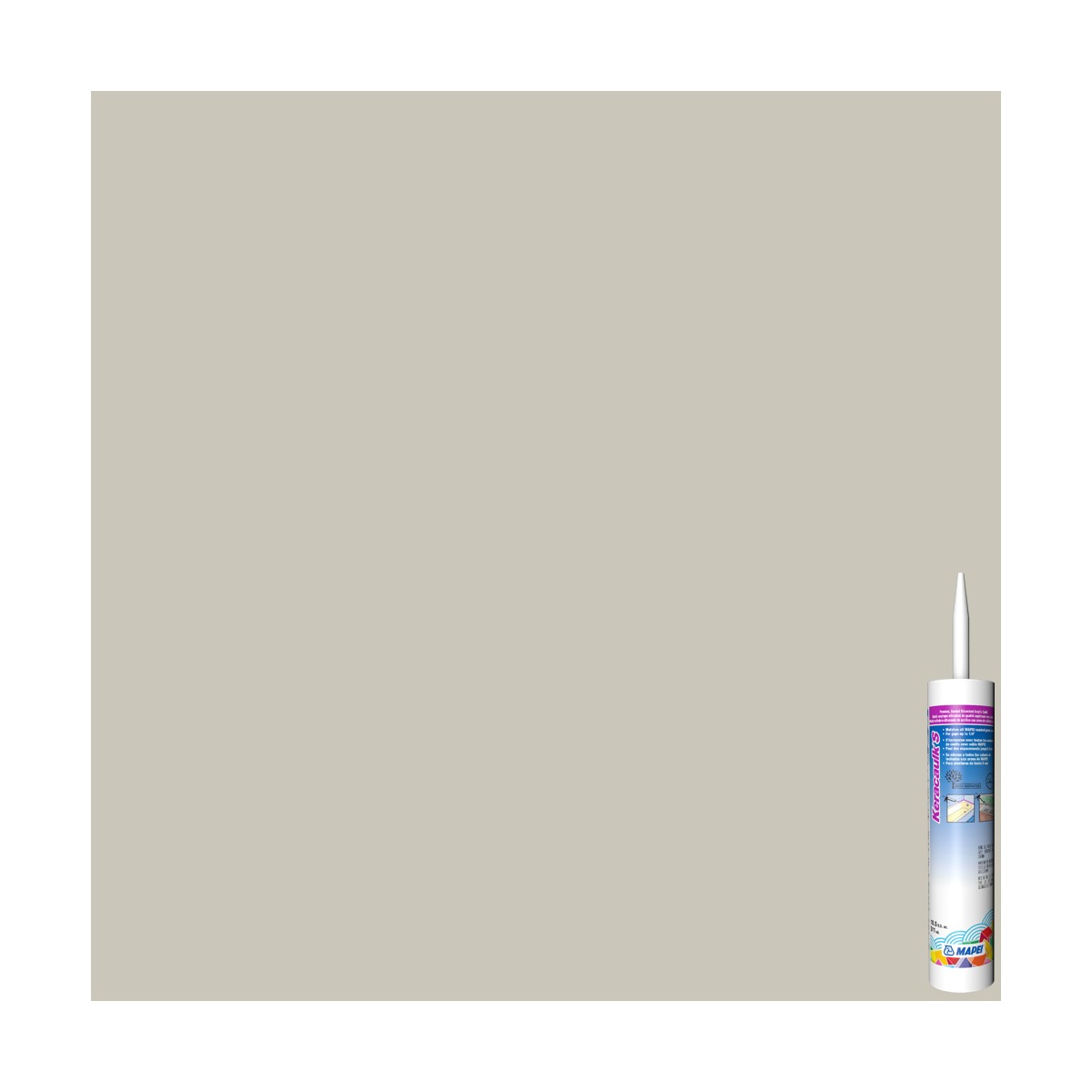 Mapei - Keracaulk S Sanded Siliconized Acrylic Caulk #5001 Alabaster 311 mL