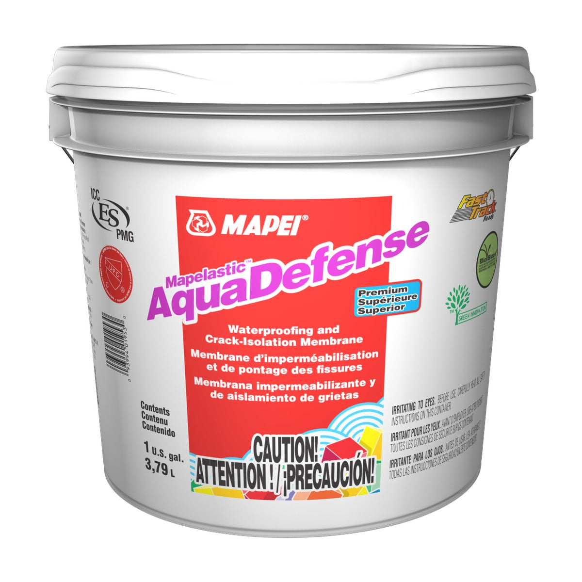 Mapei - AquaDefense Premium Waterproofing & Crack-Isolation Membrane - 3.79 L