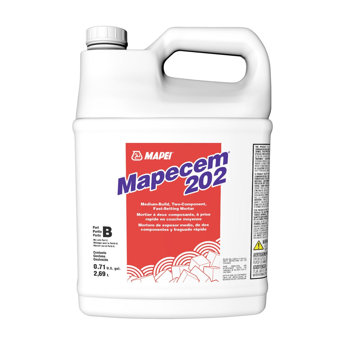 Mapei - Mapecem 202 Medium-Build Fast-Setting Mortar Part B 2.69 L